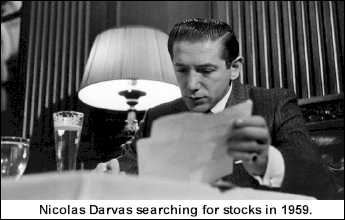 Николас Дарвас изучает акции