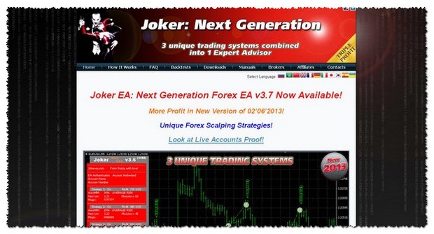 Сайт Joker EA NextGen